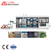 LITAI Volledig Automatische Transparante PET/PP/PS/PLA Eierdoos PVC Verpakking Fruit Salade Box Fastfood Box Thermoformmachine