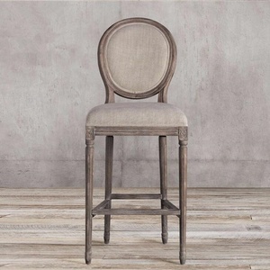 Chaises <span class=keywords><strong>de</strong></span> <span class=keywords><strong>bar</strong></span>, tabouret <span class=keywords><strong>de</strong></span> <span class=keywords><strong>bar</strong></span>, en bois <span class=keywords><strong>de</strong></span> chêne, design traditionnel français <span class=keywords><strong>Louis</strong></span>, ancien, haut <span class=keywords><strong>de</strong></span> gamme, 1 pièce - Product Image 1