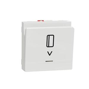 Nouveau module de commande de tableau <span class=keywords><strong>Unica</strong></span> Ady Stock Nu328318 original - 10A, 2 modules, mécanisme blanc uniquement - Product Image 1