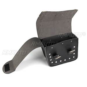 Sacs de selle universels pour moto, pochette à outils latérale, sacs de rangement en cuir PU, sacs de selle pour Honda/Yamaha/Suzuki - Product Image 4