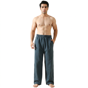 Pantalones de Hombre de Algodón y Poliéster Transpirables, Tendencia 2026, Pantalones Holgados y Rectos para Hombre - Product Image 1