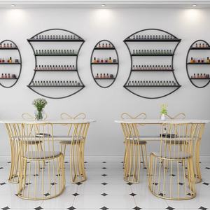 Meuble de salon de manucure élégant et simple, en vente flash, support en métal pour vernis à ongles, présentoir à vernis à ongles - Product Image 4