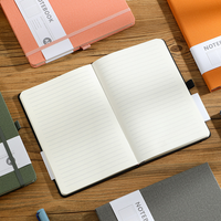 Journal A6 à couverture rigide avec logo personnalisé Journal Livre en cuir imprimé Mini agenda mensuel hebdomadaire Agenda Cahier Journal de gratitude