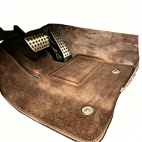 Tapis de voiture de luxe 5D, ensemble complet, épaisseur 5 mm, entièrement enveloppants, 4 pièces, sur mesure, doublures protectrices