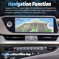 Autoradio Android 15 avec écran de 12,3 pouces, CarPlay, GPS, multimédia et USB pour Lexus ES350/ES300h/250/350/300/ES330