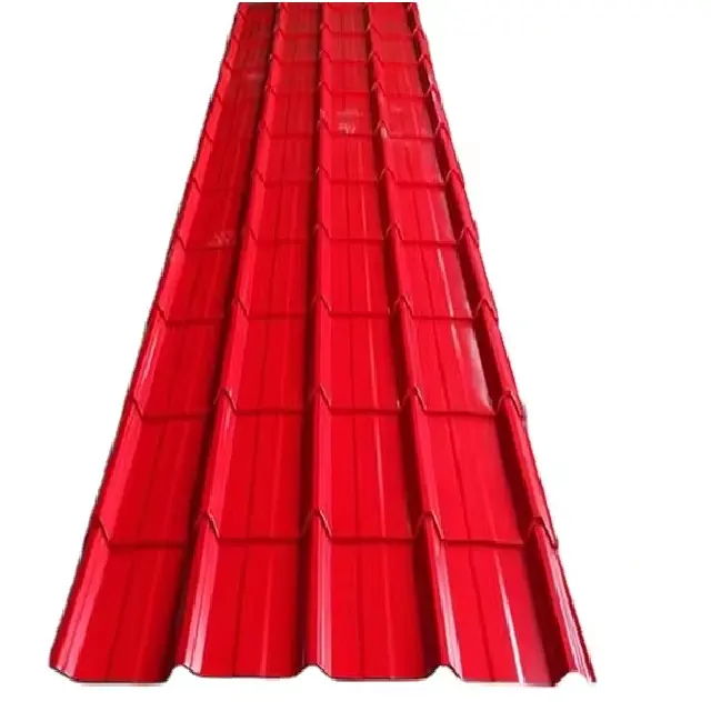 PPGI/PPGL/GI Ral Farbplatten-Dachziegel vorbeschichtete beschichtete verzinkte Dachplatten aus Wellpappe