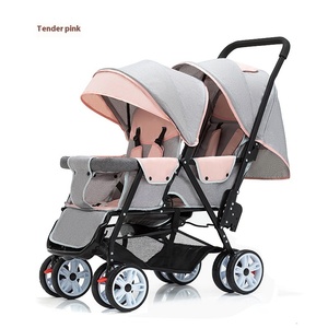 OEM thiết kế mới pram cho trẻ sơ sinh bán buôn phổ biến giá rẻ Trọng lượng nhẹ có thể gập lại du lịch Xe đẩy em bé sinh đôi xe đẩy em bé - Product Image 5