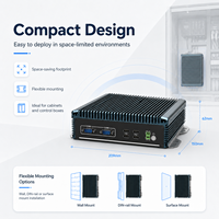 Mini PC Silencioso de Bajo Consumo con Doble LAN, COM, USB, HD, VGA, Almacenamiento Personalizable para Equipos Empresariales, OEM, ODM, Sin Ventilador