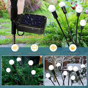 Solar Powered IP65 Waterproof LED Street <b>Light</b> Firefly Shaped Garden Pathway Decoration Ground Level Swaying <b>Light</b> <b>Remote</b> Warm - Product Image 4