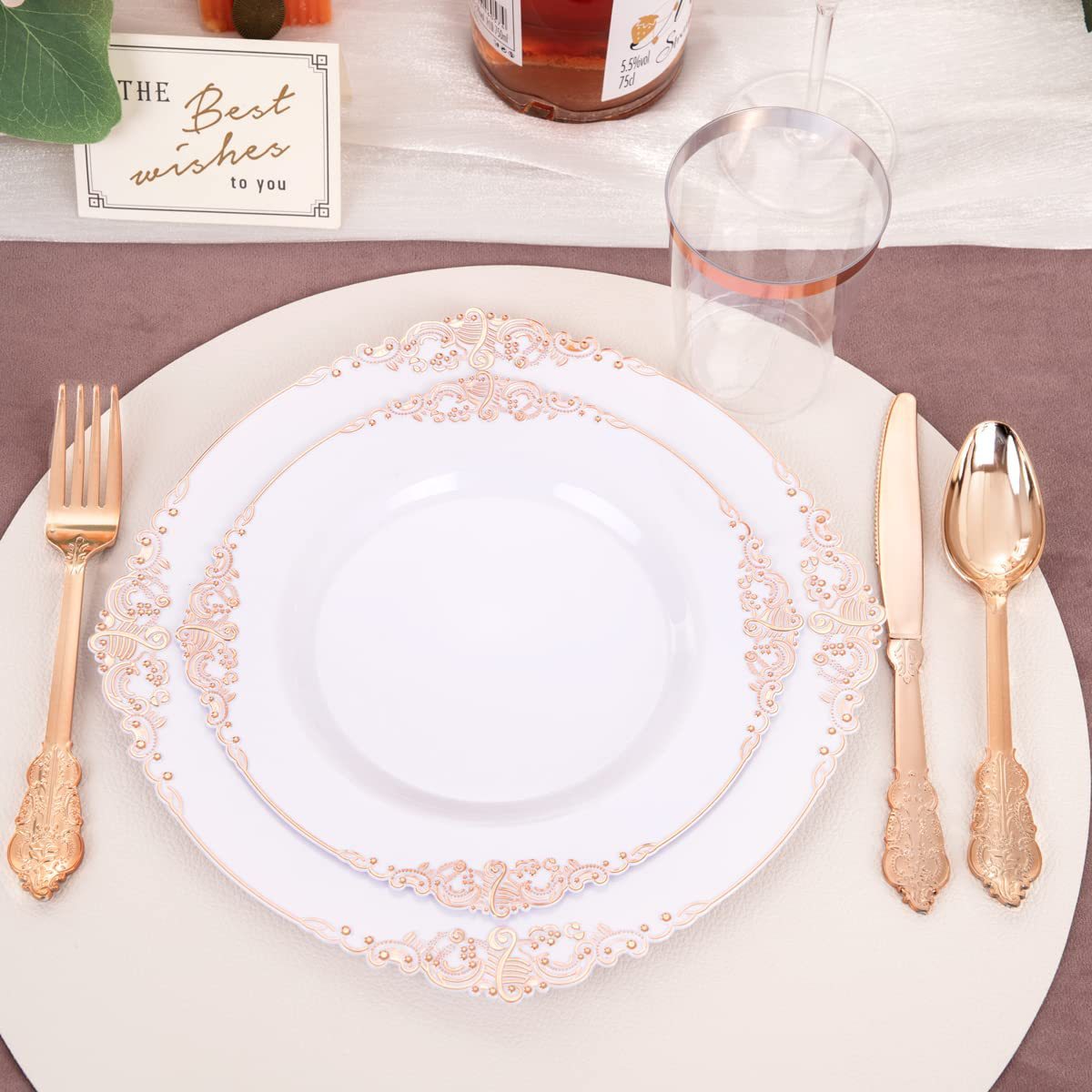 Or rose blanc