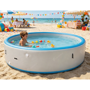 <span class=keywords><strong>Piscine</strong></span> gonflable familiale <span class=keywords><strong>de</strong></span> grande taille en PVC brossé imprimé sur mesure, pour l'extérieur, <span class=keywords><strong>la</strong></span> cour arrière, pliable, pour enfants et adultes - Product Image 5