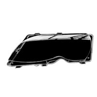 Nouveau couvercle de lentille de phare de voiture couvercle en verre de phare pour série 3 E46 318I 320I 325I 2002 2003 2004 2005 accessoires de voiture