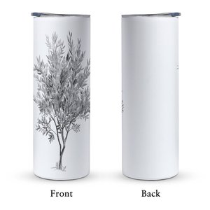 20Oz Stainless Steel Tumbler Vacuum Insulated Custom <b>Tree</b> Design Travel <b>Mug</b> - Product Image 2