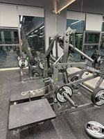 Machine à Squat Professionnelle Robuste avec Jambes en Acier de Qualité Commerciale pour Salle de Sport et Centre de Musculation