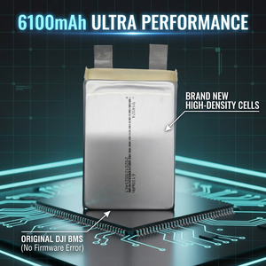 Batterie de vol intelligente haute capacité compatible avec <span class=keywords><strong>DJI</strong></span> Mavic 2 Pro/Zoom (6100mAh 15.4V), temps de vol maximal de 44 minutes - Product Image 3