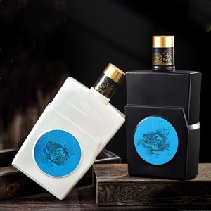 <span class=keywords><strong>Botella</strong></span> cuadrada de cerámica de imitación para vino, <span class=keywords><strong>botella</strong></span> de licor de 500ml, para vodka, <span class=keywords><strong>tequila</strong></span>, brandy, whisky, <span class=keywords><strong>blanco</strong></span>, negro y <span class=keywords><strong>azul</strong></span> - Product Image 3