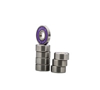 Roulements à billes pour skateboard et roller en acier rapide ABEC-5 ABEC-7 ABEC-9, diamètre extérieur de 22 mm, structure à gorge profonde, C3 ZZ RS
