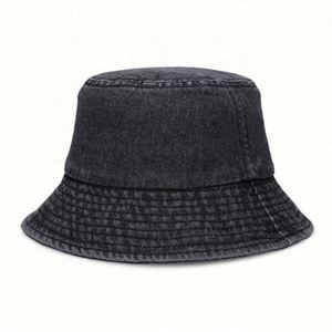 Chapeau Bob Brodé Personnalisé avec Logo en Toile Lavée à Grand Bord – Chapeau de Pêcheur Personnalisé pour l'Extérieur - Product Image 3
