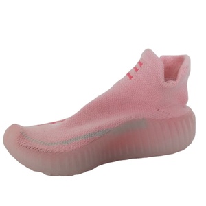 Del bambino Delle Ragazze <span class=keywords><strong>Rosa</strong></span> Calzino Scarpe Morbida Suola in TPR Gowalk Prewalker Scarpe Basse - Product Image 2