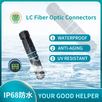 Conector de Fibra Óptica Simplex SC/APC, Impermeable IP68, para Redes FTTH en Exteriores