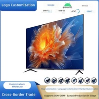Televisor Inteligente LED de 43 Pulgadas de Alta Definición, Televisor de Pantalla Plana sin Marco, Frecuencia de Actualización de 60 Hz, 1080P, Televisor Inteligente Android con WiFi Inalámbrico