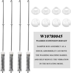 Kit de 4 tiges de suspension pour <span class=keywords><strong>lave</strong></span>-<span class=keywords><strong>linge</strong></span> <span class=keywords><strong>Whirlpool</strong></span> à chargement par le haut Samsung W10780045 - Product Image 2
