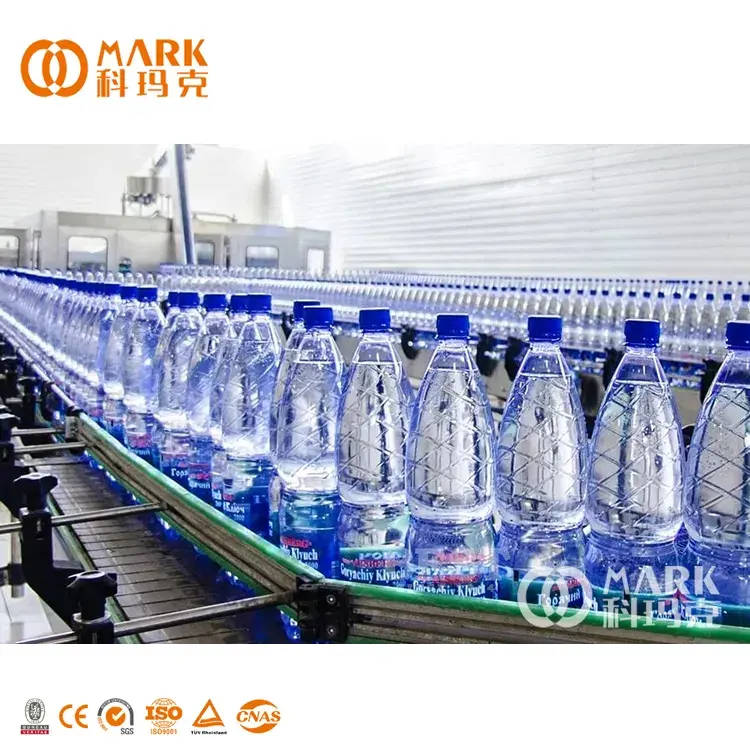 Hochgeschwindigkeits-Abfüllmaschine Wasserflaschen-Produktionslinie vollautomatische Flaschenwassermaschine