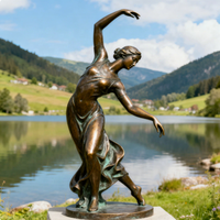 Sculptures de danseurs en bronze sur mesure, taille réelle, homme et femme, statue de couple, art de la danse, personnalisation possible