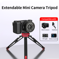 Alüminyum Mini Tripod masaüstü Tripod 360 ° topu kafa ile kompakt masaüstü Tripod DSLR kamera Video kamera için
