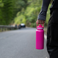 Nouvelle tasse extérieure extérieure en acier inoxydable 304 grande capacité Double bouilloire de sport sous vide bouteille thermo