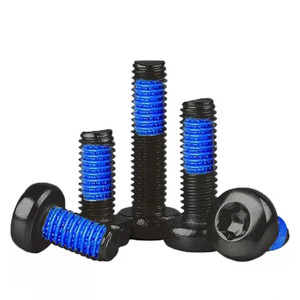 Vis de machine Torx à tête cylindrique en acier au carbone de qualité industrielle, oxydée noire, avec joint Nylok, directement de l'usine - Product Image 3
