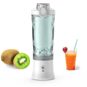Multifunctional 600ml professional blender with 6 blades frozen fruit mixeur portable usb 3 in 1 smoothie maker ice cream
