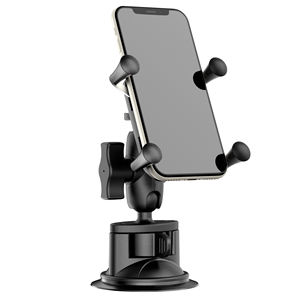 Kit de fixation super rotatif pour caméras d'<span class=keywords><strong>action</strong></span>/téléphones : ventouse, pinces antichoc pour guidon de <span class=keywords><strong>moto</strong></span> pour GoPro/Insta360/DJI Osmo - Product Image 3