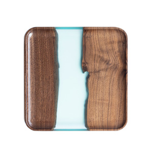 Plateau à thé en bois massif, nouveau plateau <span class=keywords><strong>rectangulaire</strong></span> en résine <span class=keywords><strong>de</strong></span> noyer noir, pour les fruits, petit support pour thé, <span class=keywords><strong>plaque</strong></span> <span class=keywords><strong>de</strong></span> <span class=keywords><strong>mousse</strong></span> sèche - Product Image 4