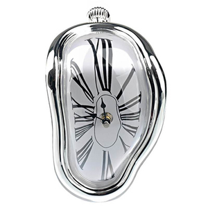 <span class=keywords><strong>Horloge</strong></span> fondante Salvador <span class=keywords><strong>Dali</strong></span>, <span class=keywords><strong>horloge</strong></span> fondue pour la décoration de la maison, du bureau, de l'étagère, du bureau, de la table, cadeau créatif amusant - Product Image 1