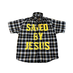 Yuchen Tùy Chỉnh Hộp Áo Sơ Mi Chất Lượng Cao Mùa Hè In Giải Trí Quá Khổ Cổ Điển Ngắn Tay Áo Nút Áo Sơ Mi Sọc - Product Image 4