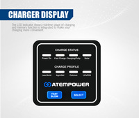 ATEM POWER Batterie double multi-étages 12V 60A DC TO DC Chargeur de batterie pour VR