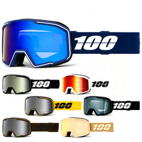 Lunettes de motocross 100 Style, anti-buée, UV400, coupe-vent, pour moto tout-terrain, MX, vintage