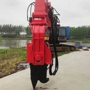 Marteau vibrant hydraulique KN200 Machine à empiler Marteau vibrant monté sur excavateur Tube Pile Pammer Sheet Pile Pammer - Product Image 3