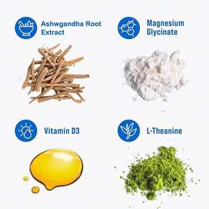 Boisson adaptogène pré-entraînement super calme Poudre énergétique pour la santé Vitamines calmantes pour le stress et le magnésium - Product Image 6