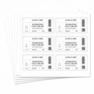 Kundenspezifisch Bedruckte Matte Weiße Aluminiumfolie Selbstklebende Etiketten Barcode/QR-Code Gestanzte Verpackung CMYK/Druck - Product Image 2