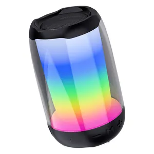 360 Light Show Build In LED Light Show Wireless Mini Portable Speaker Pulse Bluetooth Music Speakers For Christmas Gifts