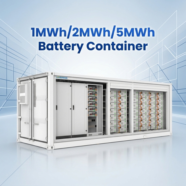 Industrial 500kw 1MW PCS Hybrid Energy Storage System Container 1mwh 2mwh 3mwh 5mwh BESS for Renewable Energy System