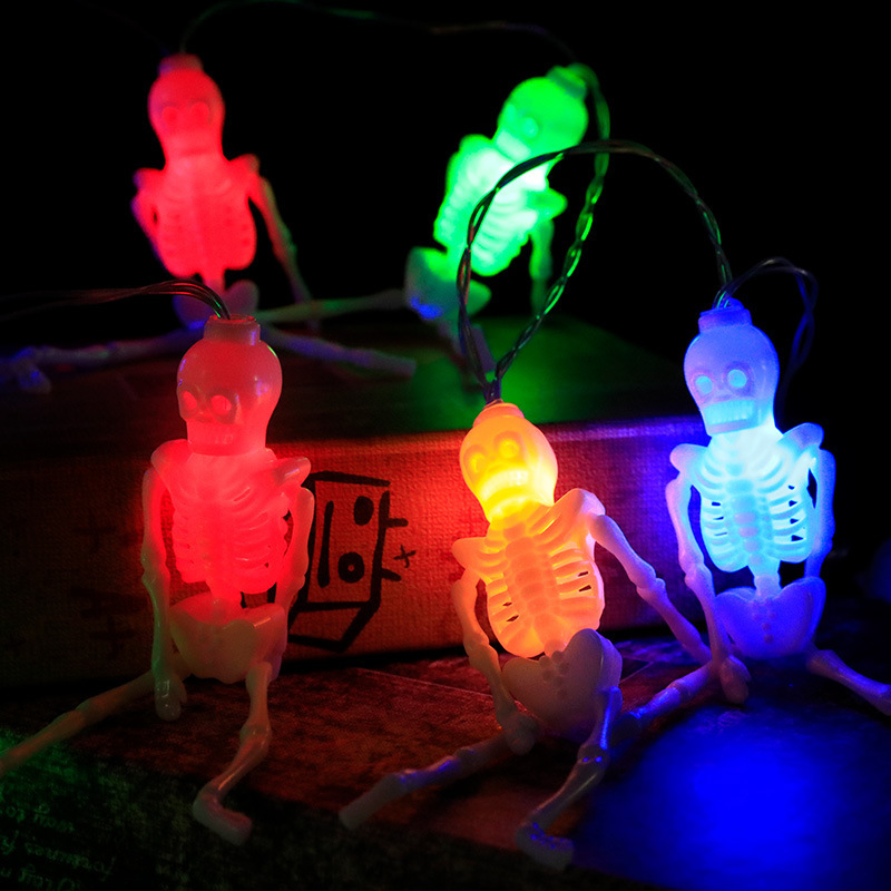 Skeleton Halloween LED String Lights Ghost