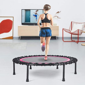 Mini <span class=keywords><strong>trampoline</strong></span> pliable pour la remise en forme, utilisation à domicile, exercice, saut, sport, matériau PP durable pour les enfants - Product Image 1
