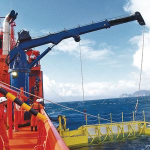 رافعة بحرية تلسكوبية بحمولة 20 طن ذات ذراع طويلة هيدروليكية للرفع على سطح السفينة - Product Image 6