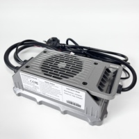 Chargeur intelligent LNLEE 48V 25A avec CAN-Bus 60V pour chariot élévateur électrique robotisé AGV, batterie lithium, charge rapide à courant élevé