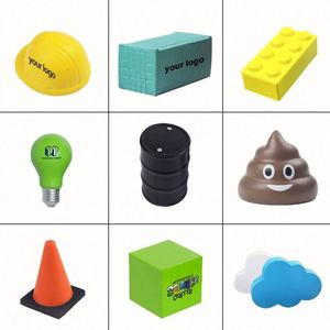 Jouet personnalisé avec logo pour enfants, balle anti-stress en forme de baril de pétrole, jouets sensoriels promotionnels en mousse PU en forme de tambour, conteneur de carburant - Product Image 3