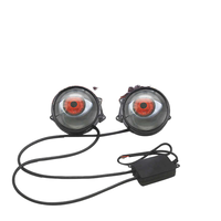Nouvelle Offre : Phares LED 12V 3 Pouces à Effet Dynamique « Yeux de Diable », Lentille de Projecteur, 6 Modes, 65W, Accessoires pour Feux Antibrouillard de Voiture