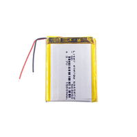 Batterie Li-ion polymère carrée 504050 avec capacité de 1500 mAh, 3,7 V